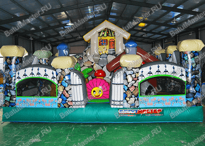 Коммерческий надувной батут "Терем" 9*6*4 м