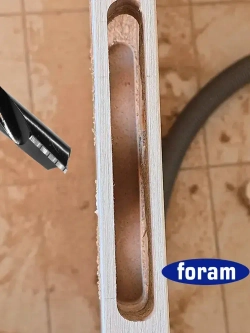 Фреза для врезки замков, FORAM, 16 х 130 мм, хвостовик 12 мм