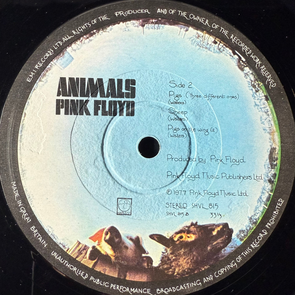 Pink Floyd ‎– Animals (Англия 1977г.)