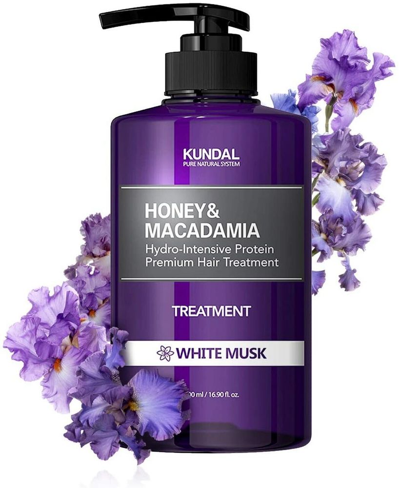 Kundal Honey&amp;Macadamia Treatment White Musk кондиционер для волос с маслом макадамии &quot;Белый мускусный парфюм&quot;
