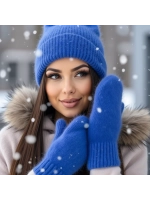 Варежки зимние теплые пушистые ангора