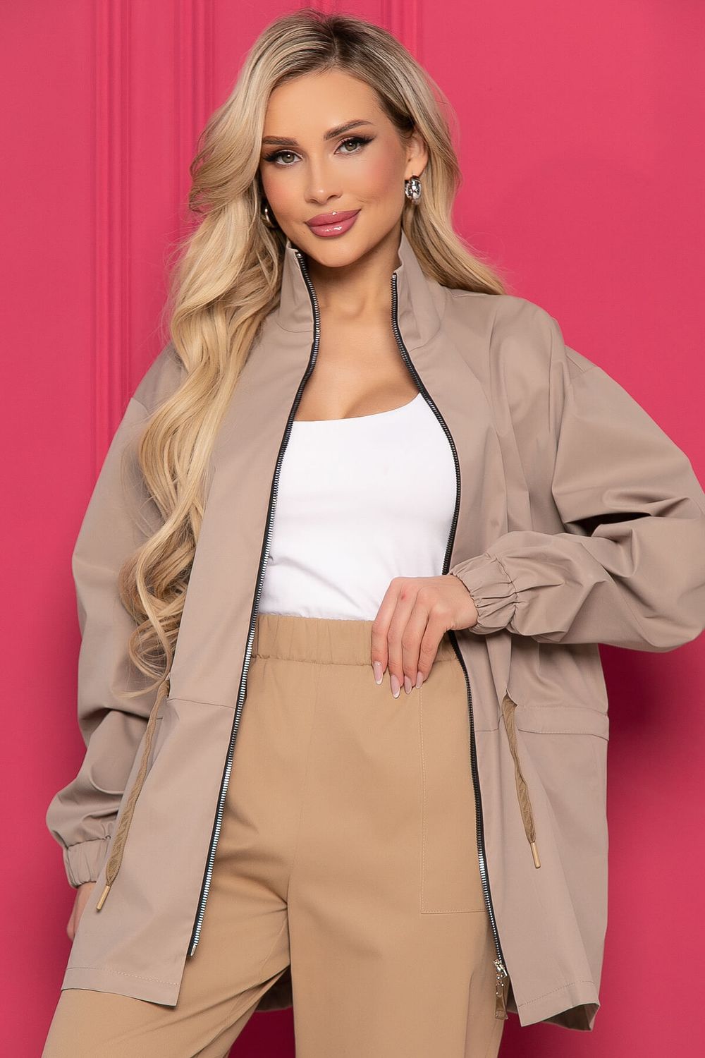 Ветровка "Весенний дождь" (беж) Б8518 LT Collection (Акция)