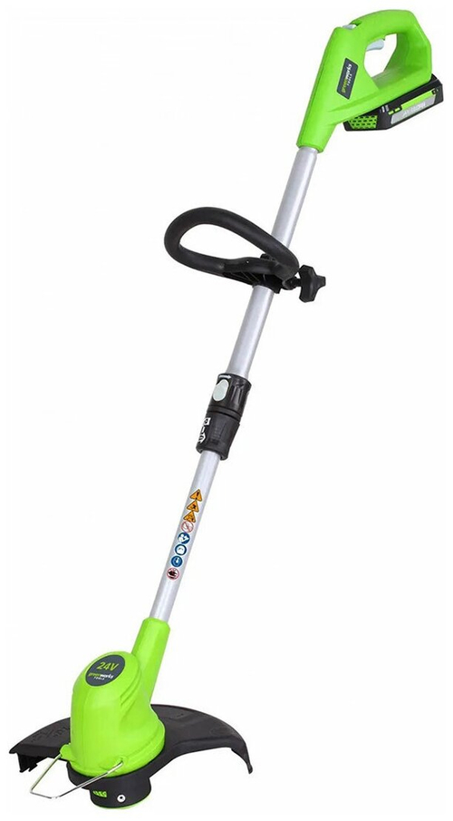 Триммер аккумуляторный GREENWORKS G24LT30 24В,1,65мм,без АКБ и ЗУ (2110407)