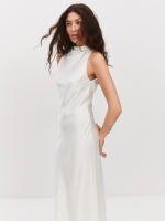 Платье с качелями макси