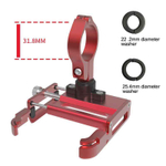 Держатель телефона КРАСНЫЙ для электросамокатов GUB P30