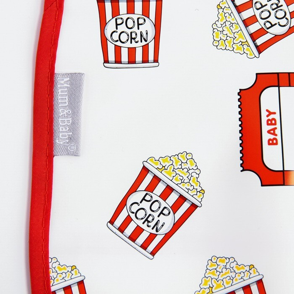 7127783 Нагрудник детский «Chill baby», на липучке, с карманом