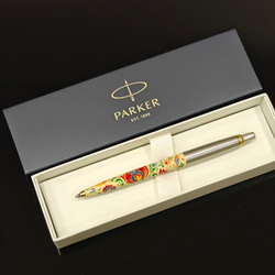 Коллекционная ручка Parker "Русские узоры" №148 с ручной росписью Палех в коробке