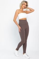 Лосины в рубчик утепленные (кофе) Б14804-7М LT Collection