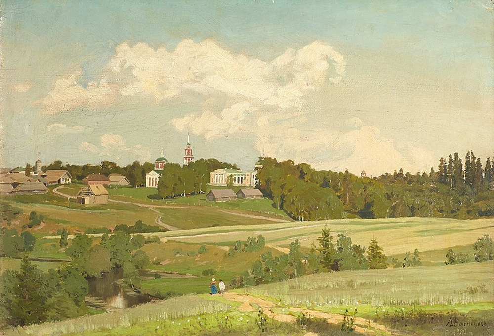 "Ахтырка", Васнецов А. М., картина для интерьера (репродукция)