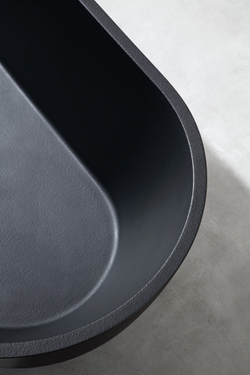 Ванна из искусственого камня ABBER Frankfurt AM9941B черная