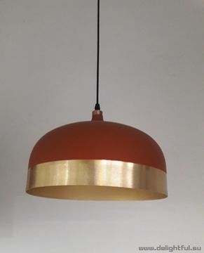 replica Innermost Glaze Pendant - Cream & Charcoal ( wide + red )