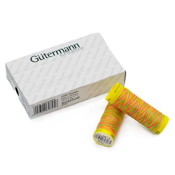 Нитки отделочные Gutermann Deco Stitch multicolor 70 (70 метров), 5 кат. | 9873