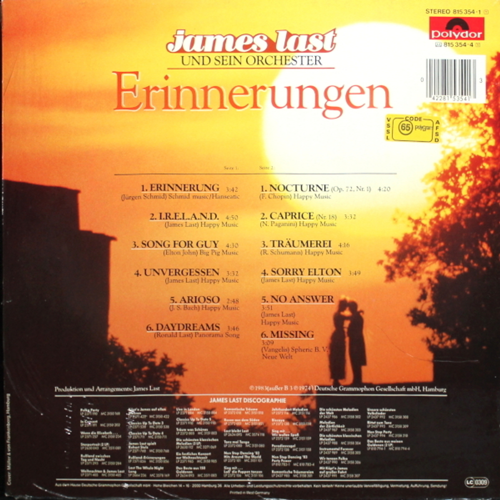 James Last / Erinnerungen (LP)