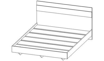 Кровать 1,4 Омега
