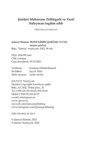 Məni kimin qarğışı tutdu?