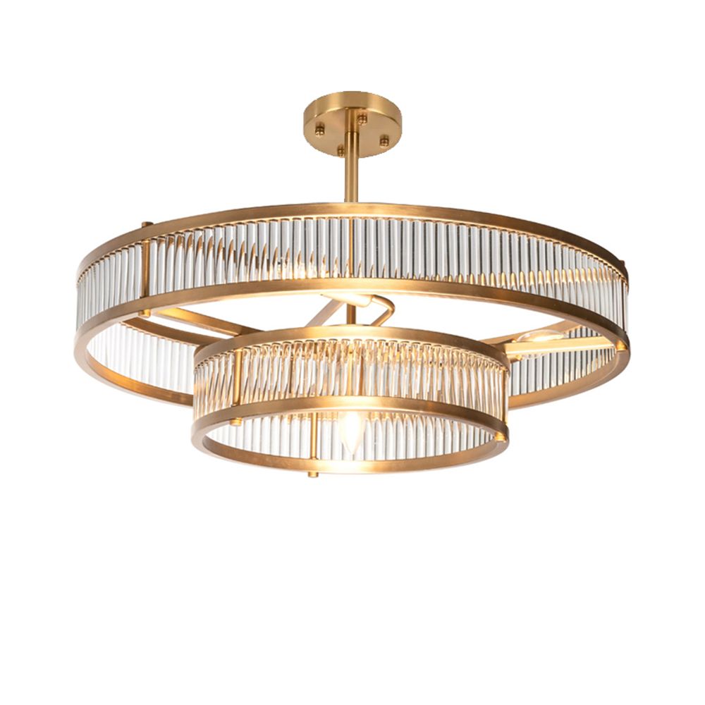 Люстра BR3031 brushed brass