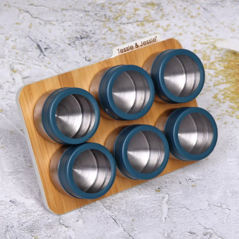 Набор емкостей для специй «O'lala» 6шт на подставке 23*16см