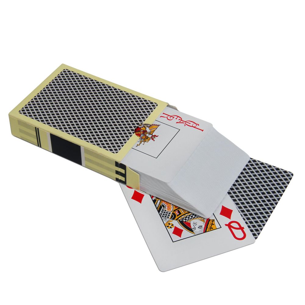 Карты игральные покерные Texas Hold&#39;em черная рубашка