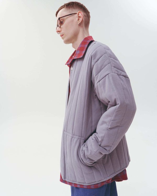 Куртка ватник Tradewinds серая - фото 4