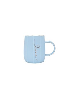 Кружка керамическая голубая 400 мл. (201525565-2)