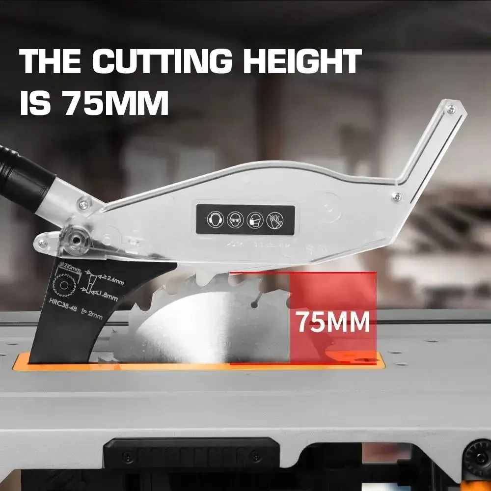 Циркулярный распиловочный станок KOMIYA 210 мм, сетевая дисковая электропила Эдон