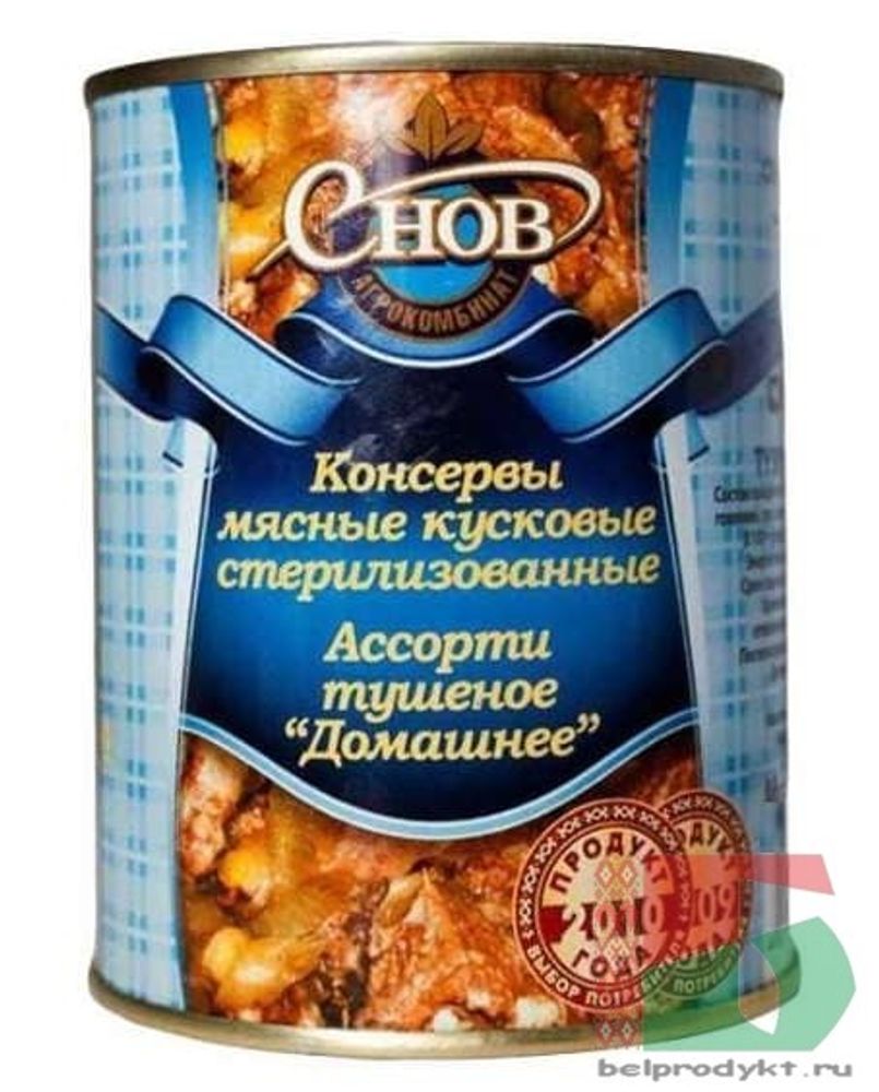 Белорусская тушенка мясное ассорти 