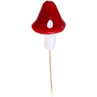 Фигура на спице «Мухомор» 5*4 см (общ. высота 10 см)