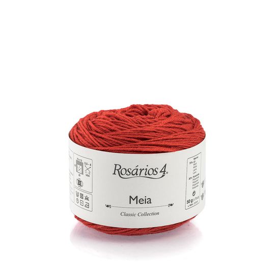 Пряжа ROSARIOS 4 Meia (70% меринос, 30% полиамид)