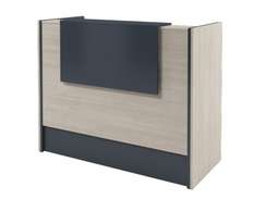 Ресепшен прямой 1430х645х1151 I-86-01 Акация Морава/Антрацит