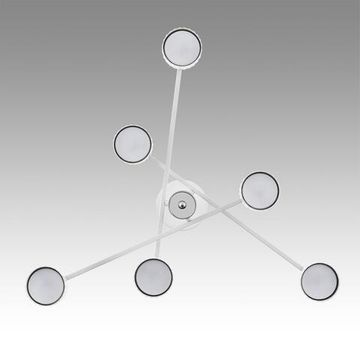 8241/6C COMFI LN25 202 белый/хром, металл Люстра потолочная LED GX53 6*7W 220V KARINA