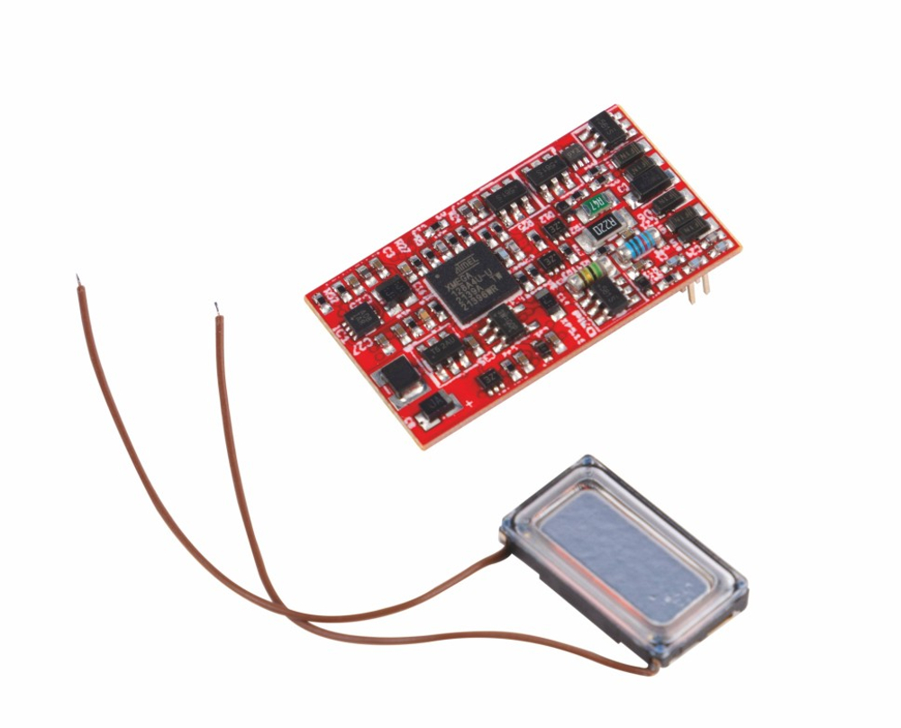 Звуковой декодер PluX22 с динамиком для тепловоза BR 218 Hobby