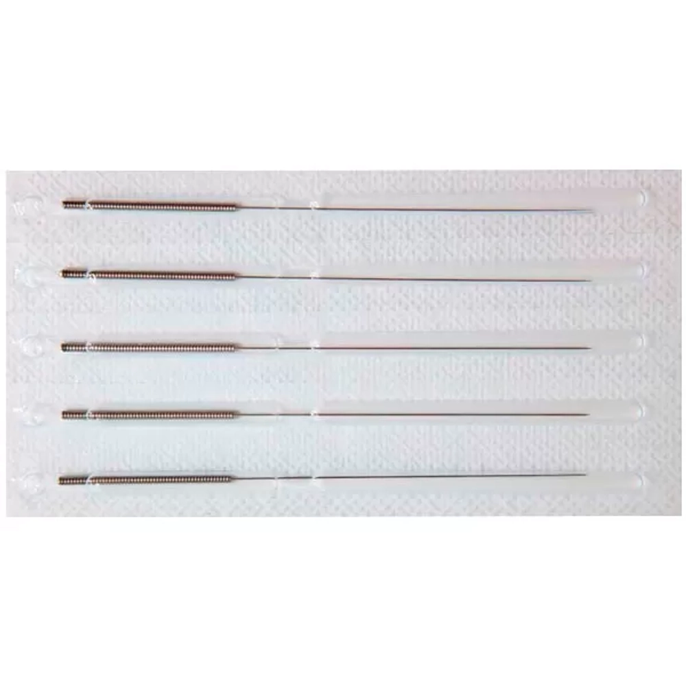 Иглы корпоральные Субал 0,25x40 мм с ручкой из нержавеющей стали 100 шт ламинированная бумага