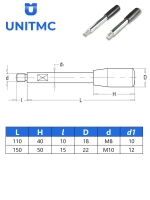 Ручка рычага UnitMC для станка M10x150 (Бакелит, сталь) TF03009 M10x150