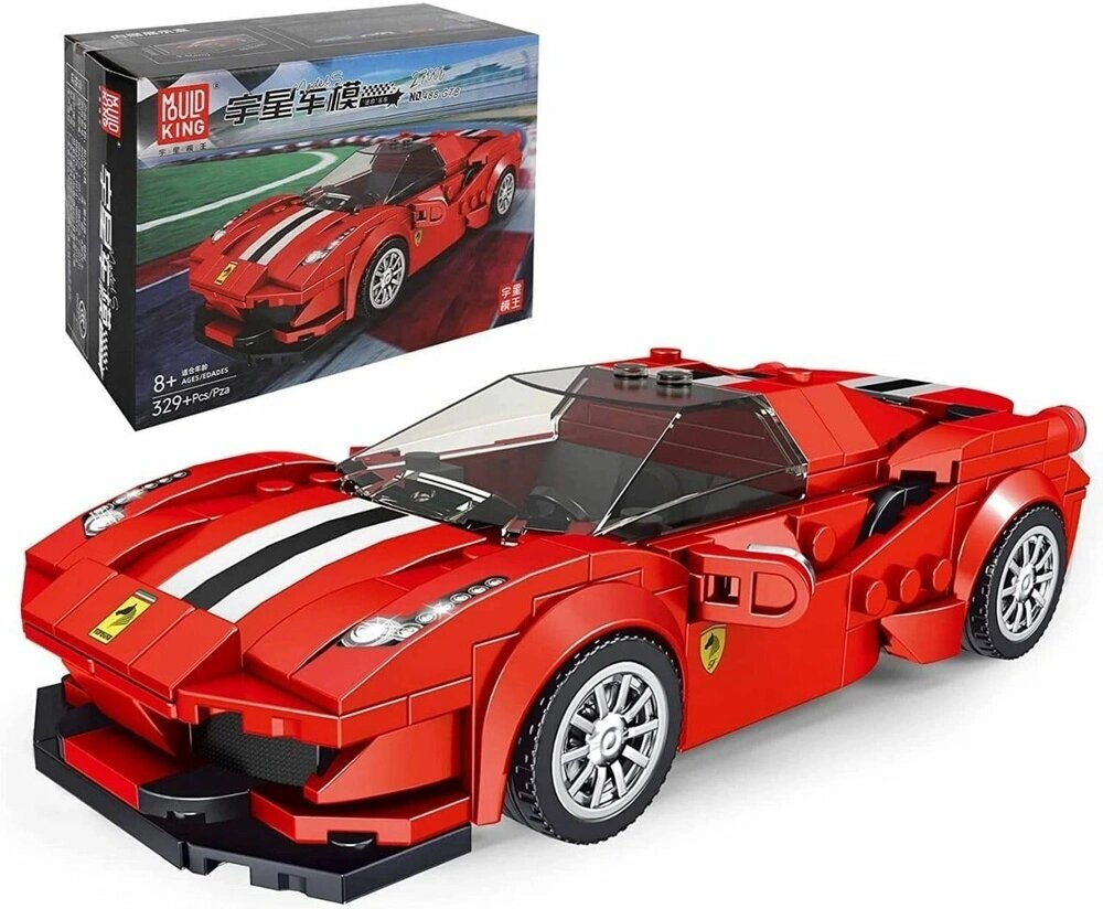 Конструктор Mould King Models 27006. Ferrari 488 GTB, 329 деталей