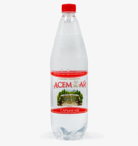 Вода Асем Ай Сарыагаш газированная 1 л