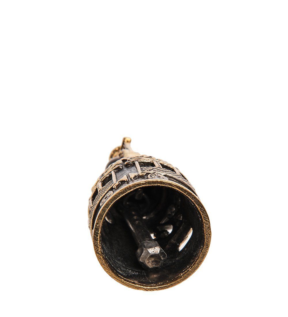 AM-2692 Колокольчик «Паровоз» (латунь, янтарь)