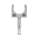 Держатель с защёлкой и дюбелем, д.20мм (розница)