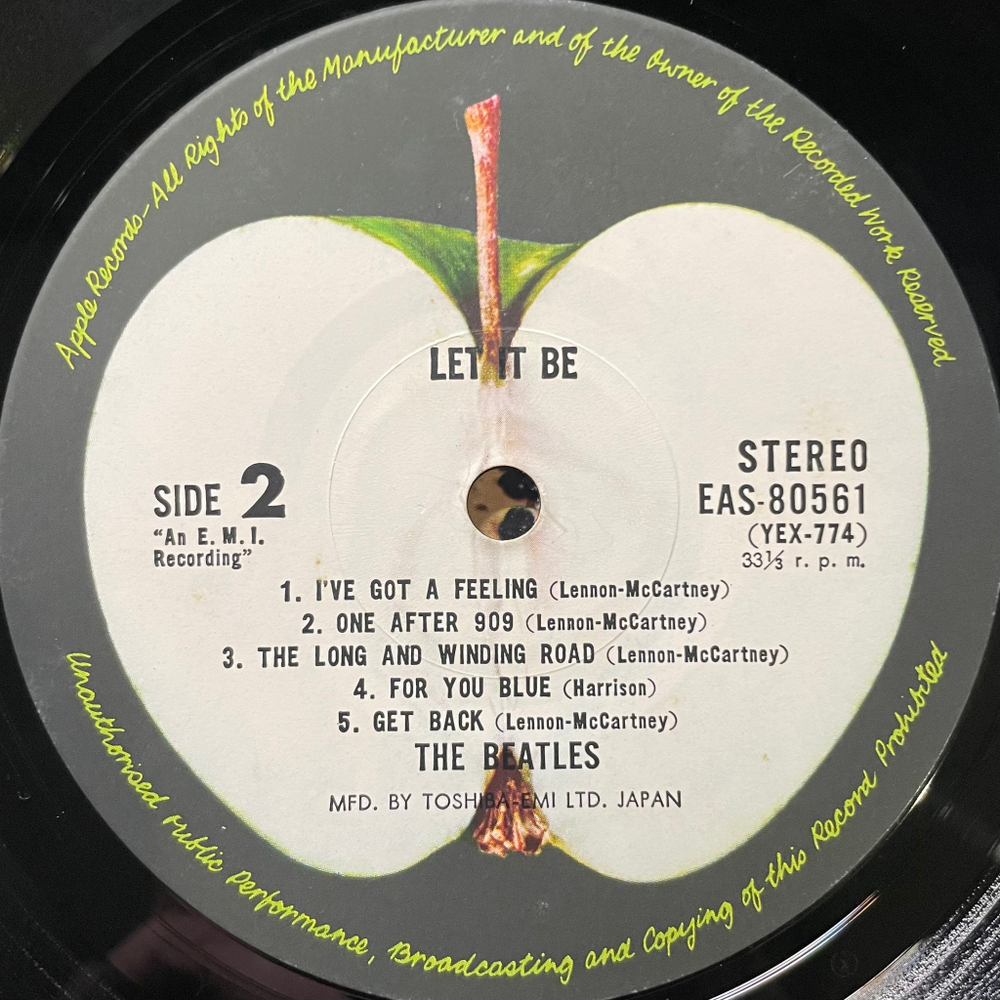 The Beatles - Let It Be (Япония 1976г.)