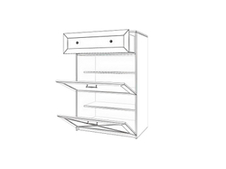 Прихожая Бэль 1 Слоновая кость