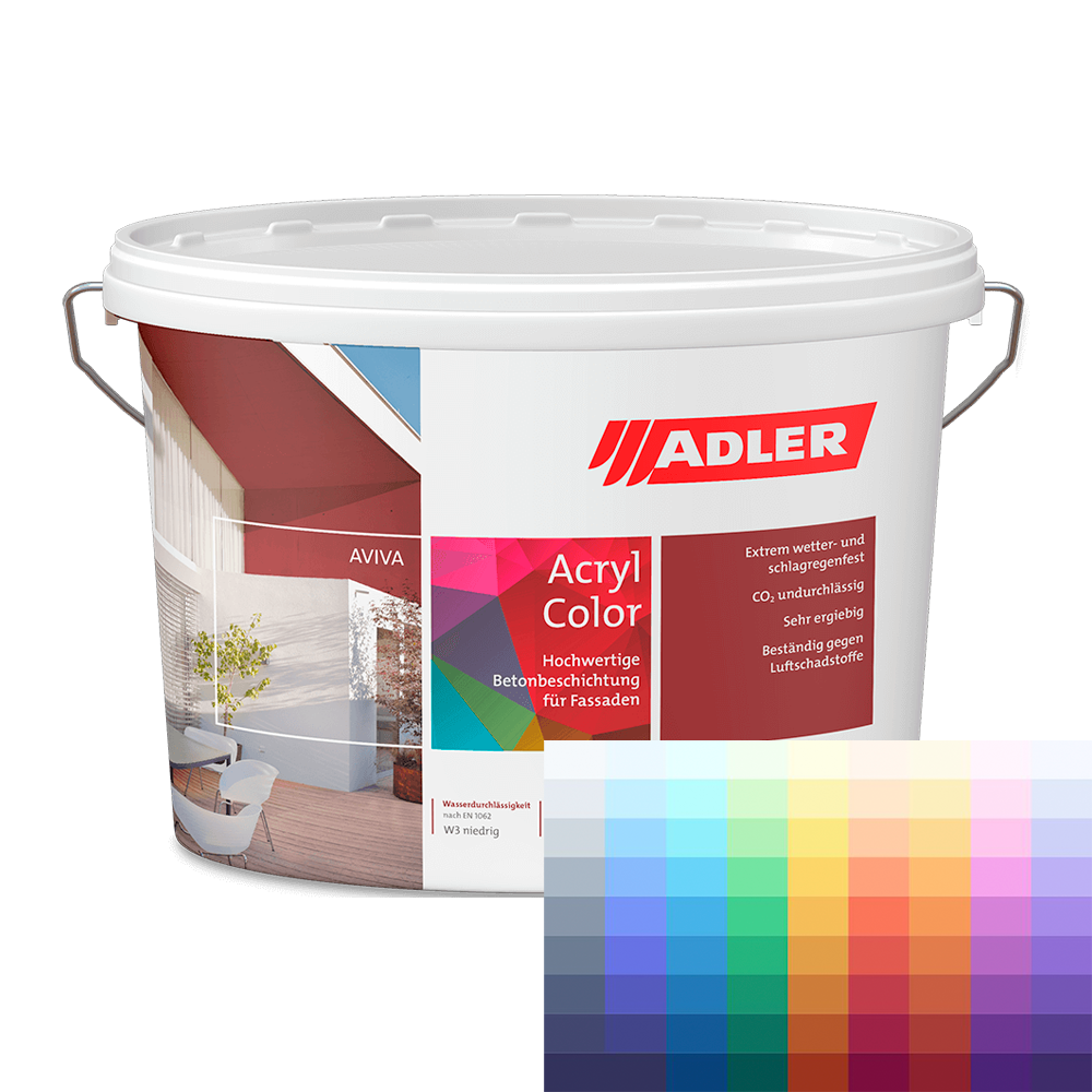 Aviva Acryl-Color - профессиональная 100% акриловая краска для фасада | Adler (Австрия)