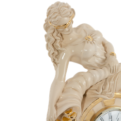 Часы настольные Колесо Фортуны Айвори