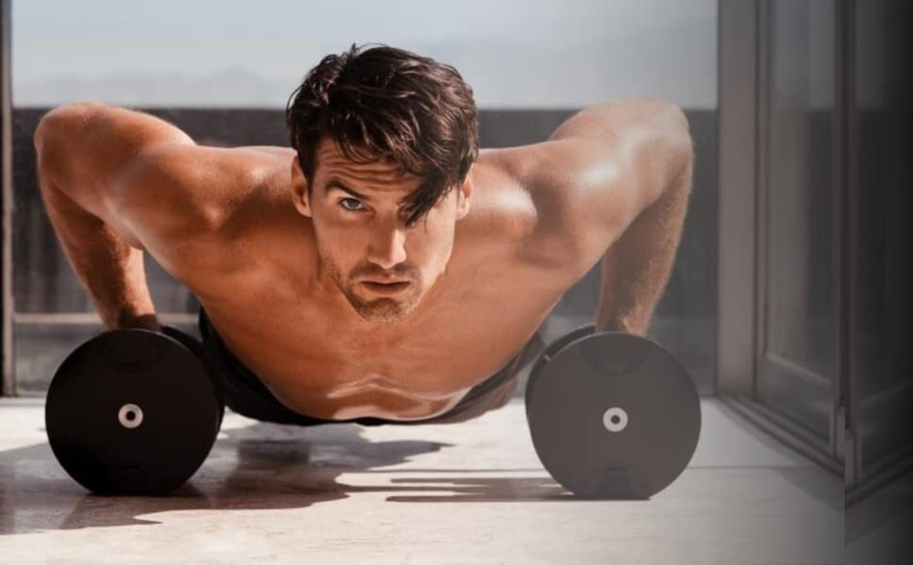 Гантель 2-32кг регулируемая