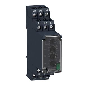Реле контроля напряжения  RM22UA32MR  1V...100V AC/DC. 2CO. 20.4...264V AC/DC  SHE