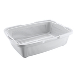 Туалет для кошек большой с сеткой св. серый