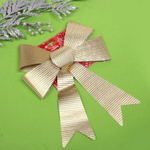 Бант на ёлку "Сказка" 38*27 см, Золото