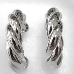 Серьги-пусеты из серебра Эстерелла