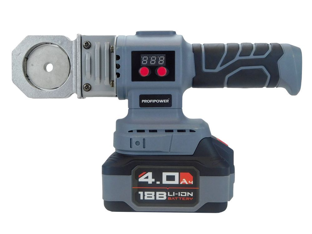 Аккумуляторный аппарат для сварки пластиковых труб MKLDF-18B (Li-ion-1шт, 4Ач, З/У, кейс)