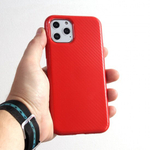 Чехол ТПУ карбон глянцевый для iPhone 11 Pro, 011457 Коричневый