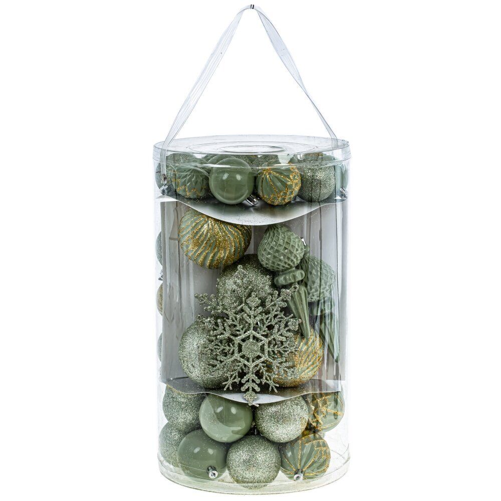 GAEM Набор из 56шт Украшение новогоднее "Шар", L21 W21 H37 см