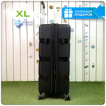 Большой чемодан  Mironpan 95, Черный, с расширителем